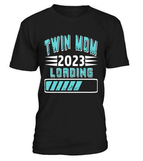 Womens Twin Mama Twin Mom to Be Pregnancy T-Shirt Unisex