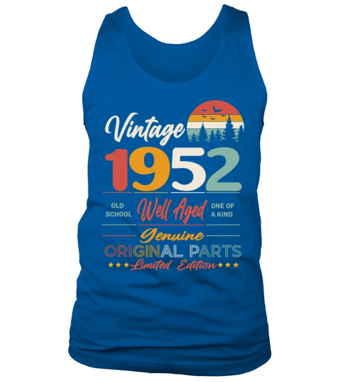 1952 Original vintage vintage retro birthday Tank Top Unisex