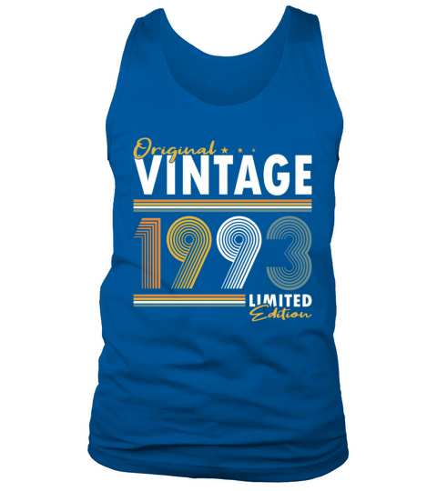 30th birthday born in 1993 original vintage 1993 Tank Top Unisex