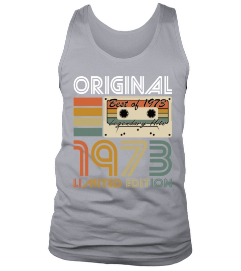 50th birthday vintage 1973 original 1973 Tank Top Unisex