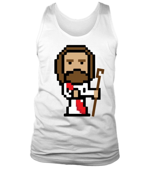 8 Bit Jesus Vintage Video Game Player Christian8 b Tank Top Unisex