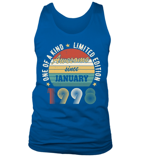 Awesome Since January 1998 Limited Edition Tank Top Unisex