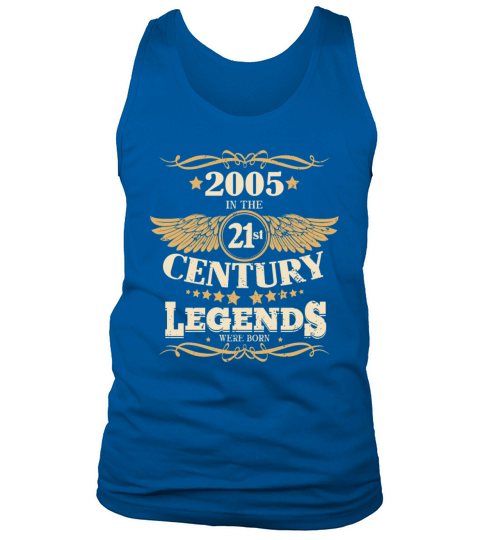 Born in 2005 Birthday Sayings 21st Century Tank Top Unisex
