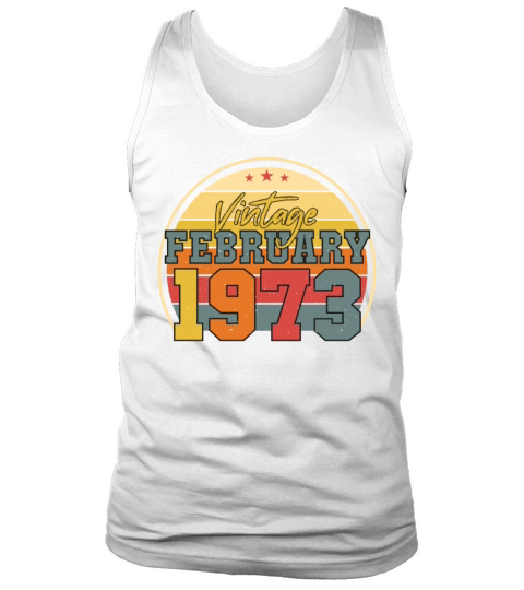February 1973 Vintage Gift Tank Top Unisex