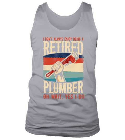 Plumbing Plumber Retired Vintage Tank Top Unisex