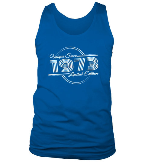 Vintage 1973 Birthday Unique Retro Birthday Tank Top Unisex