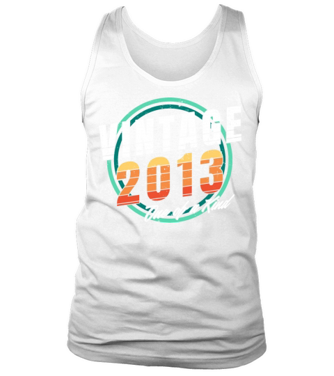 Vintage 2013 Shirt for Men Women 10 Year Old 10th Tank Top Unisex