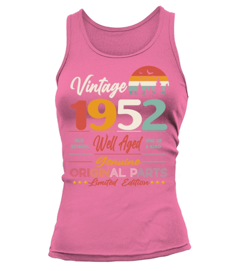 1952 Original vintage vintage retro birthday Tank top Woman