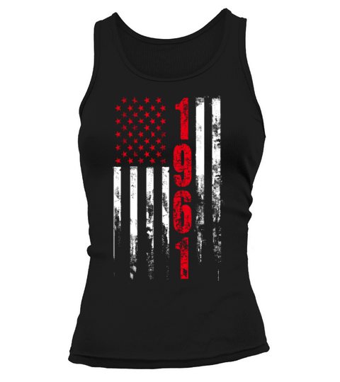 1961 - T - shirt for american who was born in 19 Tank top Woman