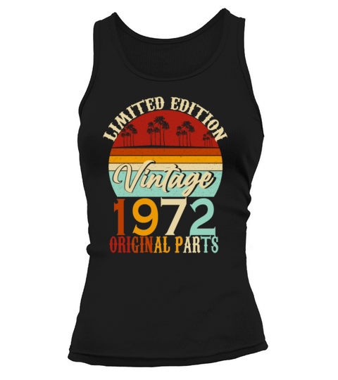 1972 Born Vintage Birthday Retro Tank top Woman