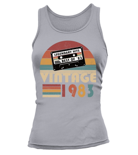 40th birthday vintage 1983 best of 1983 Tank top Woman