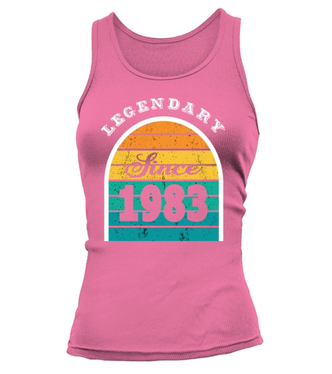 40th birthday vintage 1983 legendary since 1983 Tank top Woman