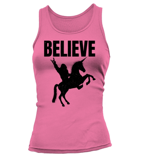 Bigfoot Riding A Unicorn Tank top Woman