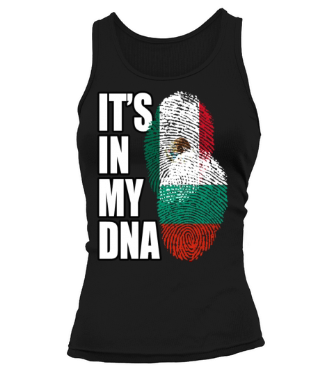 Bulgarian And Mexican Mix Heritage DNA Flag Tank top Woman