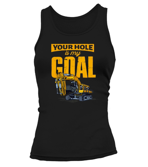 Funny Excavator Heavy Machines Operator Tank top Woman