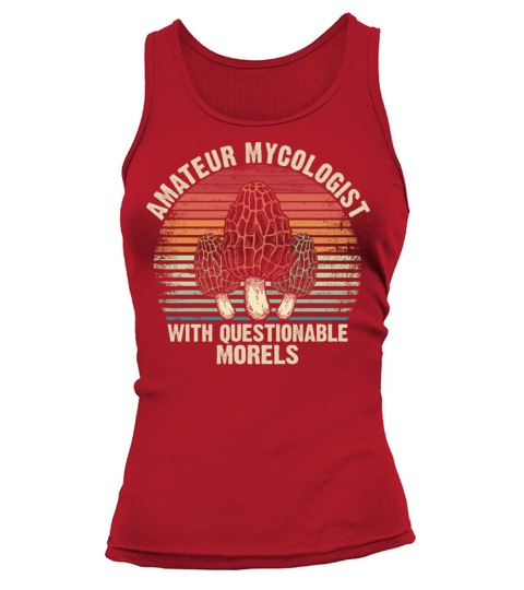 Funny Mushroom Forager Gift Amateur Mycologist wit Tank top Woman