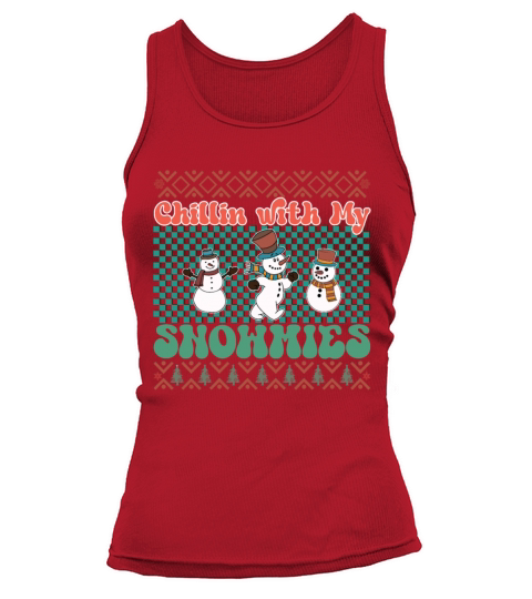 Merry Christmas retro vintage pink santa claus Tank top Woman