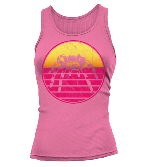 Tarantula Vintage Sunset Retro Cute Womens Tarant Tank top Woman