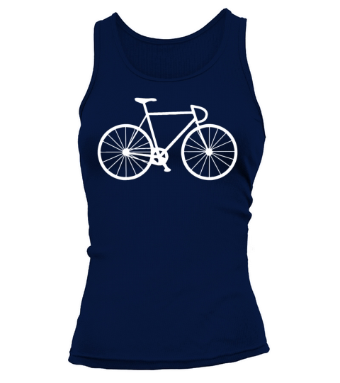 White Fixie On The Road Tank top Woman