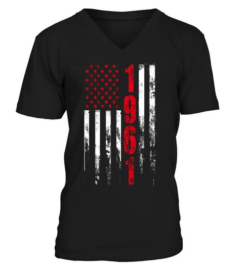 1961 - T - shirt for american who was born in 19 V-Neck T-shirt
