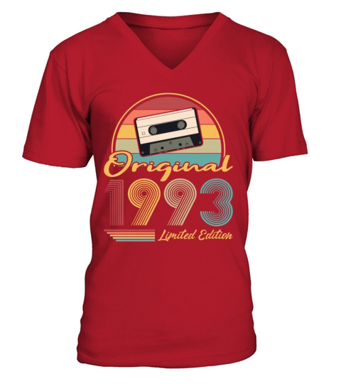 30th birthday vintage 1993 original 1993 V-Neck T-shirt