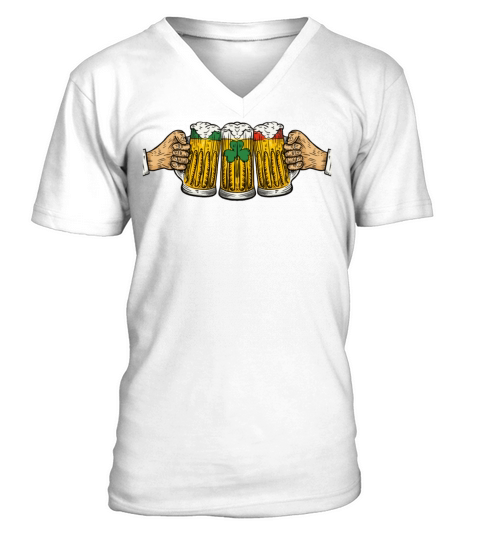American Grown Irish Roots Design Ireland Patricks V-Neck T-shirt