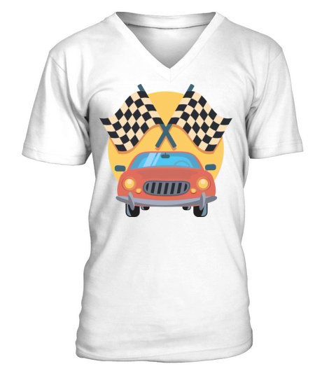 dragster racer automotive car automobil rennwagen3 V-Neck T-shirt