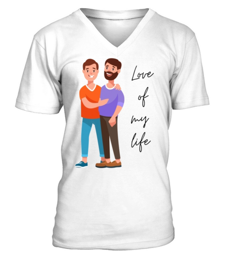 lesbian lgbtq pride valentine day 2023 valentines V-Neck T-shirt