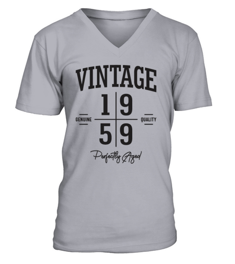 Vintage 1959 64th Birthday V-Neck T-shirt