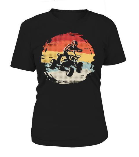 ATV Bike Vintage Motocross 4 wheeler Quad Women's T-Shirt