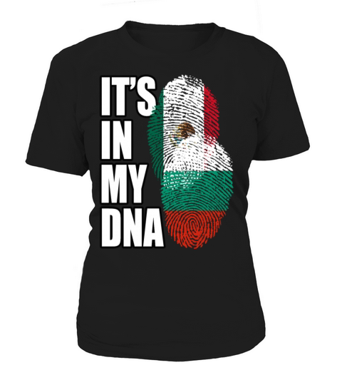 Bulgarian And Mexican Mix Heritage DNA Flag Women's T-Shirt