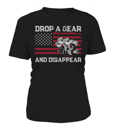 Drag Racing Race Car Flag Vintage Women's T-Shirt