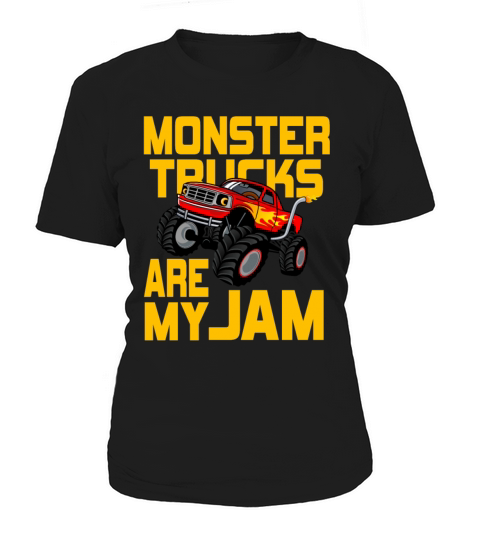 Monster Trucks Are My Jam Vintage Retro Women's T-Shirt