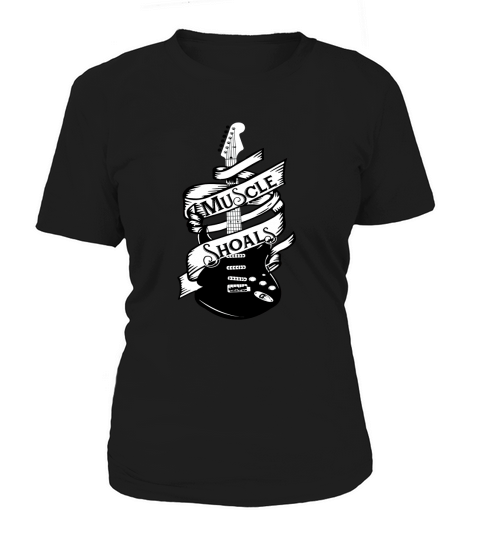 Muscle Shoals Shirt Alabama Music Recording Studio Guitar Women's T-Shirt