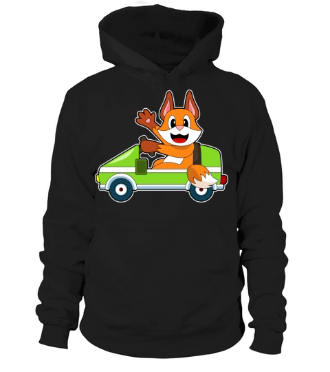 Fox Car Hoodie Unisex