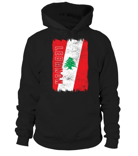 Lebanon vintage flag Hoodie Unisex