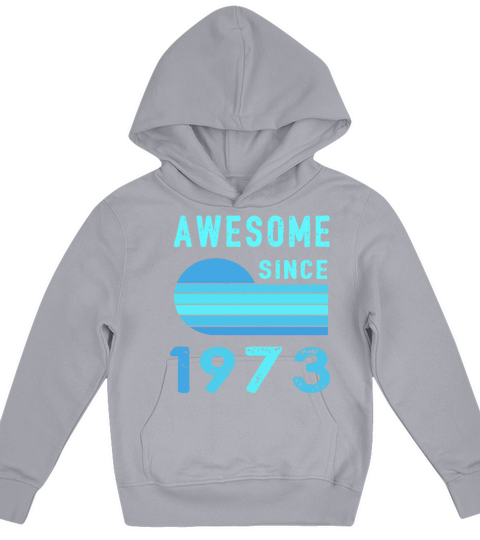 1973 Birthday Retro Vintage Gift vintage Kids Hoodie