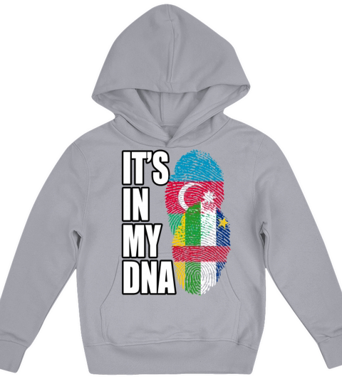 Azerbaijani And Central African Mix Heritage DNA F Kids Hoodie