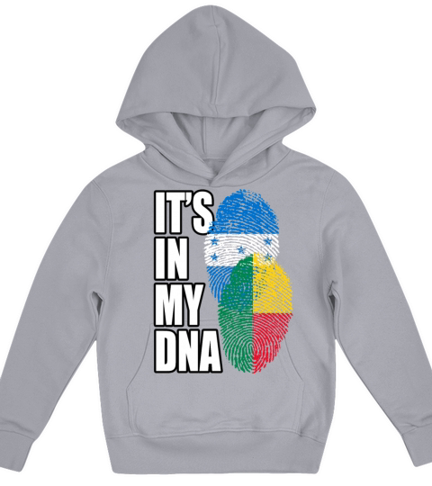 Beninese And Honduran Mix Heritage DNA Flag Kids Hoodie