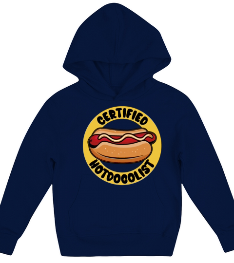 Cool Hot Dog Design For Men Women Boys Sausage Hot Kids Hoodie