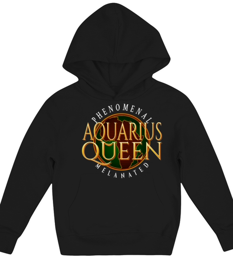 Dope Aquarius Queen Astrology Zodiac Kids Hoodie