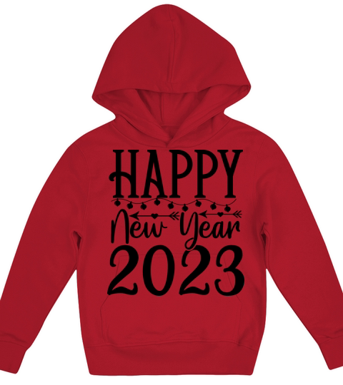 Happy New Year 2023 Kids Hoodie