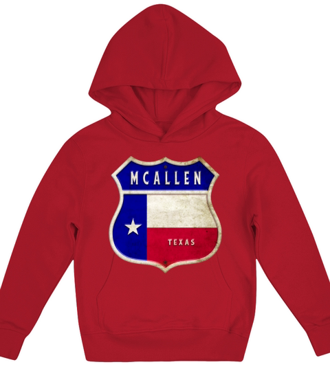 McAllen Texas coat of arms flag design Kids Hoodie