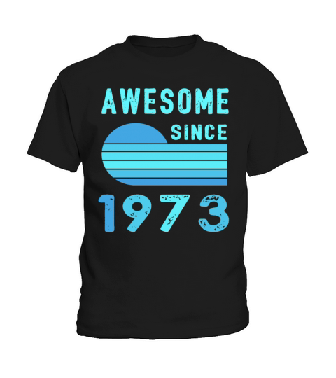 1973 Birthday Retro Vintage Gift vintage Kids T-Shirt