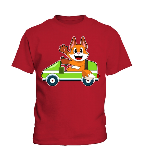 Fox Car Kids T-Shirt