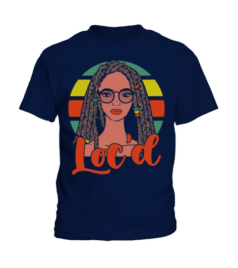 Its the Locs For Me - Afro Hair Black American Kids T-Shirt