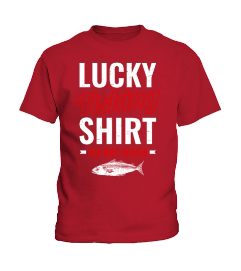 Lucky Fishing Shirt for Fish Hunter and Fisherman Kids T-Shirt