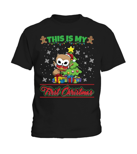 This Is My First Christmas Toddler One Year X-Mas Kids T-Shirt