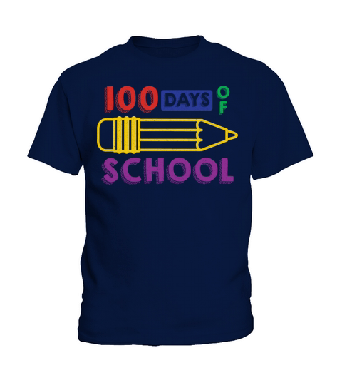 Vintage 100 Days Of School Kids T-Shirt