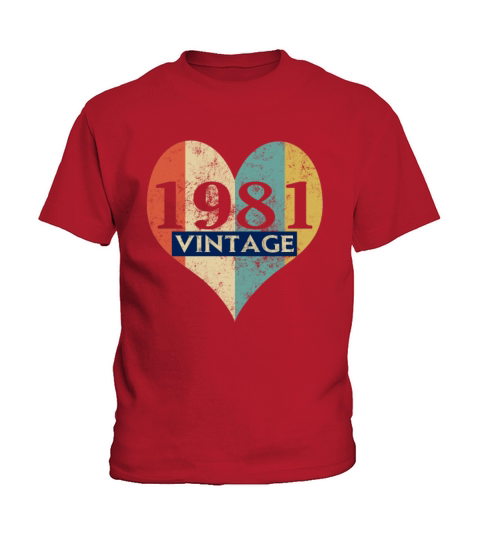 Vintage 1981 Retro Kids T-Shirt
